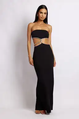 Meshki Billie Maxi Dress Black Size S/Au 8 for rent on The Volte - image 1