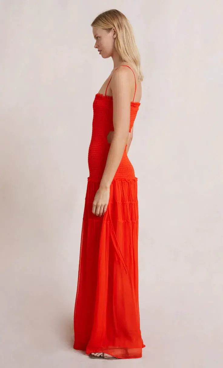 Bec & Bridge Charlotte Maxi Dress Red Size 10 for rent on The Volte - main image
