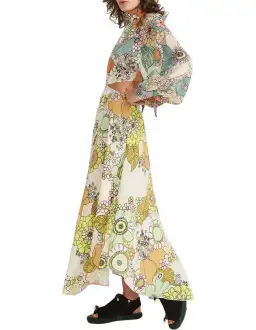 Alemais Farrah Cut Out Midi Dress Print Size 10 for rent on The Volte - image 4