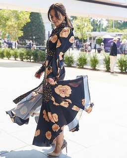 Acler Elton Dress Poppy Mix Print Size 8 for rent on The Volte - image 3