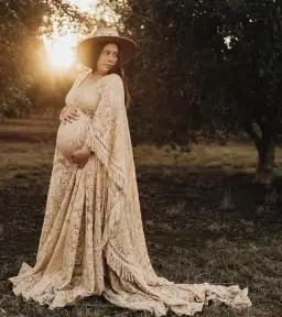 We Are Reclamation Magic Maker Gown Dark Ivory One Size