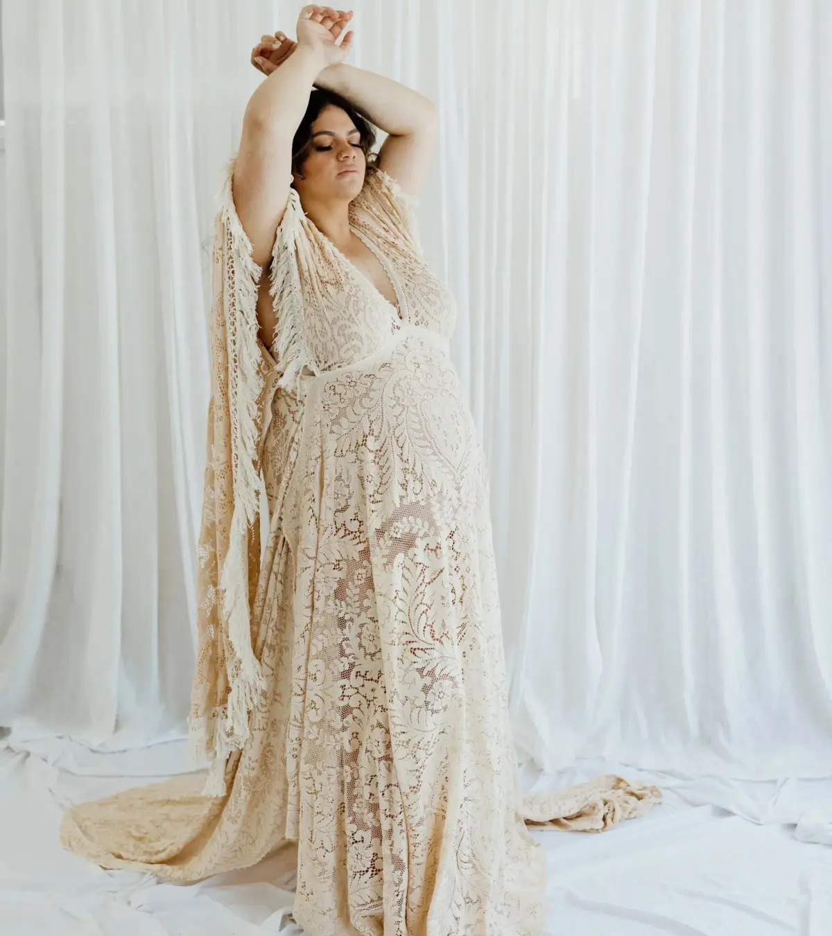 We Are Reclamation Magic Maker Gown Dark Ivory One Size - Image 13