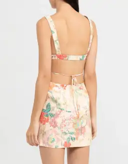 Significant Other Indiana Linen Mini Dress Floral Size 6 for rent on The Volte - image 4