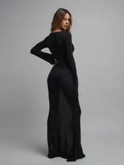 Bayse Brand Danita Maxi Dress Black Size M / 10 for rent on The Volte - image 3