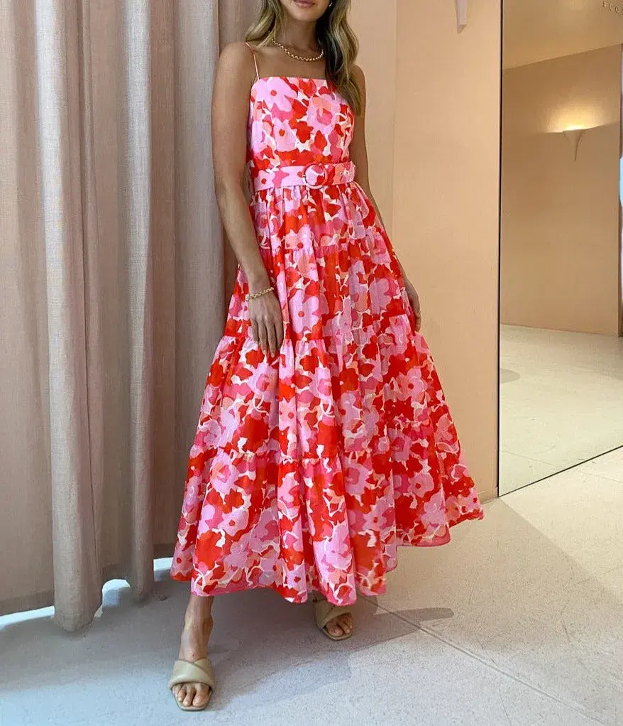 Steele Harper Dress in Camellia Size 10 for rent on The Volte - main image