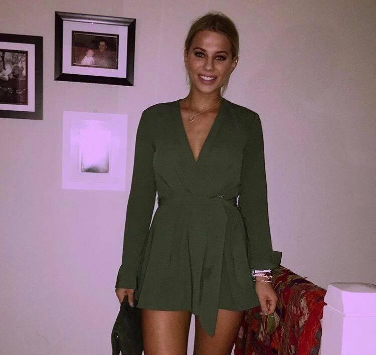 The Fifth Label Above & Beyond Playsuit Khaki Green Size AU 6 for rent on The Volte - main image