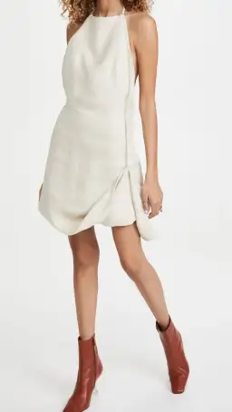 Jacquemus Figuerolles Dress Beige Size AU 6 for rent on The Volte - image 2