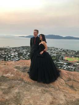 Beautiful Black Ball Gown One Size for rent on The Volte - image 4