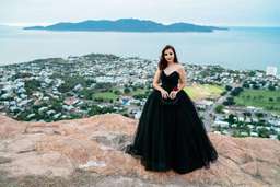 Beautiful Black Ball Gown One Size for rent on The Volte - image 1