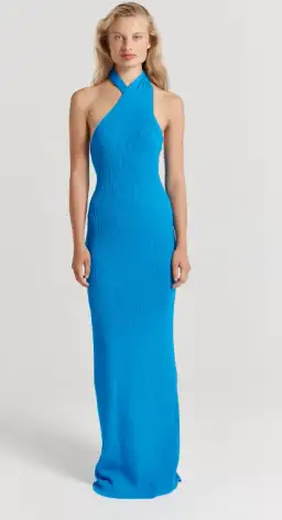 Henne Bambi Dress Cerulean Blue Size AU 10 for rent on The Volte - image 1