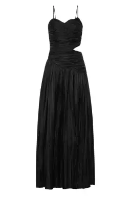 Aje Laurier Wave Maxi Dress Black Size AU 6 for rent on The Volte - image 4
