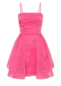 AJE Evangeline Cornelli Mini Dress Protea Pink Size 8 for rent on The Volte - image 4