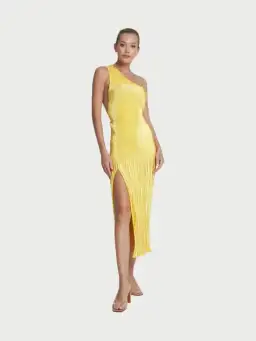 L'Idee Naomi Gown Canary Yellow Hue Size 8/S for rent on The Volte - image 1