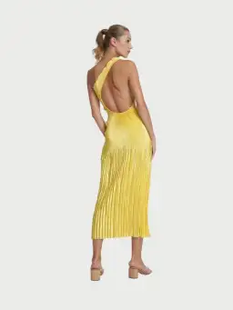 L'Idee Naomi Gown Canary Yellow Hue Size 8/S for rent on The Volte - image 2