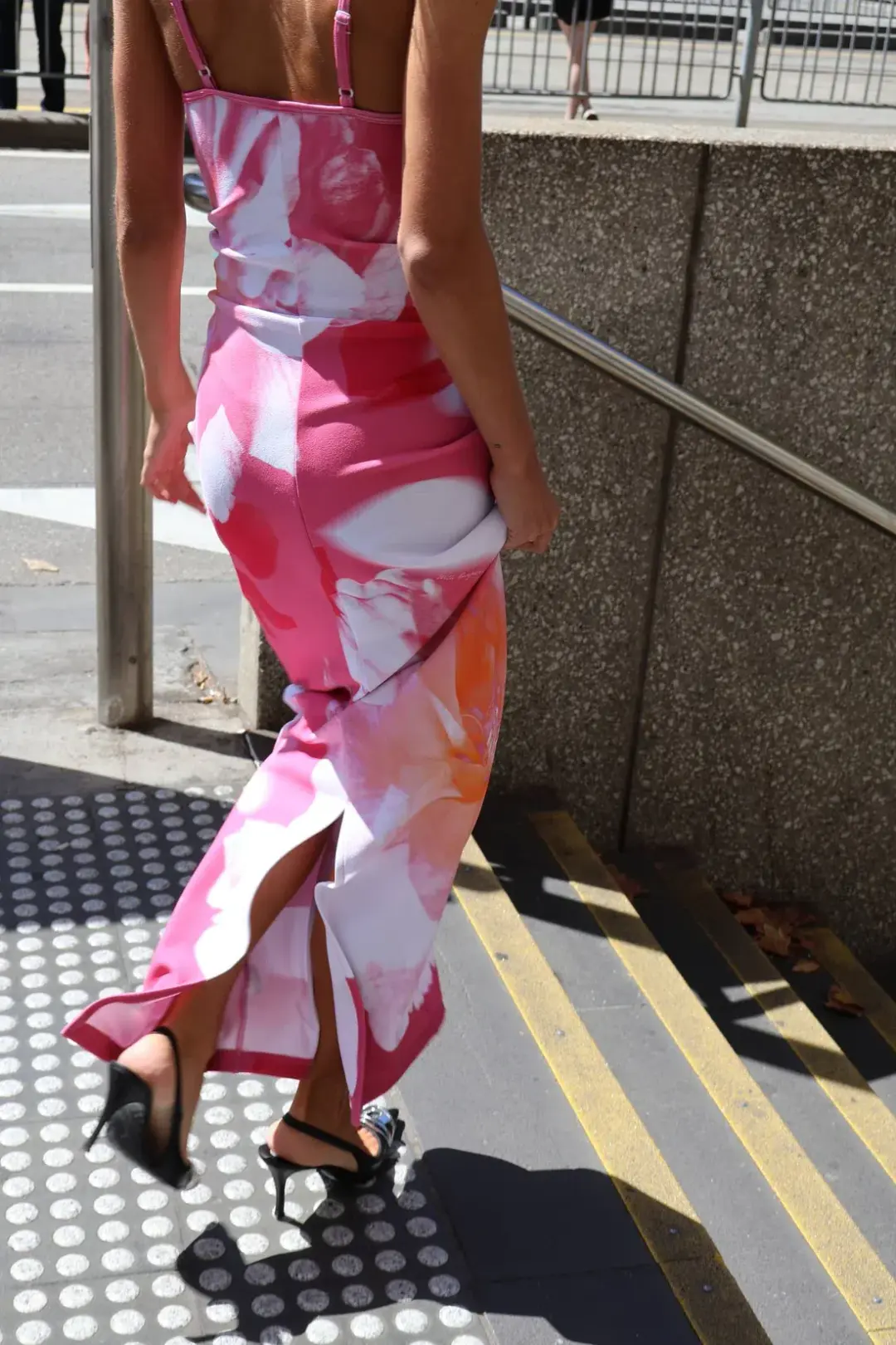 With Harper Lu Valentina Slip Dress Pink Size M / AU 10 for rent on The Volte - main image