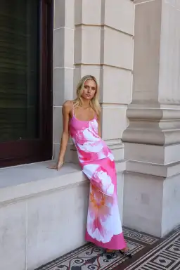 With Harper Lu Valentina Slip Dress Pink Size M / AU 10 for rent on The Volte - image 6