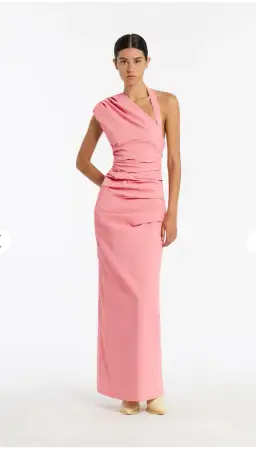 Sir The Label Giacomo Gathered Gown Pink Size AU 8 for rent on The Volte - image 2