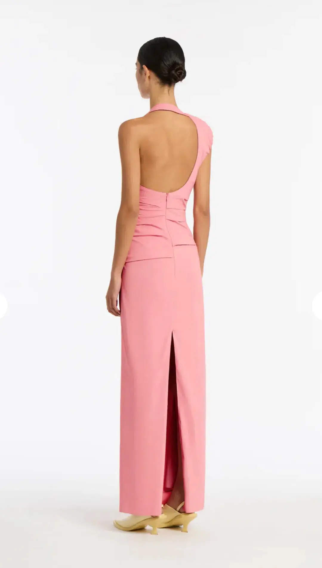 Sir The Label Giacomo Gathered Gown Pink Size AU 8 for rent on The Volte - main image