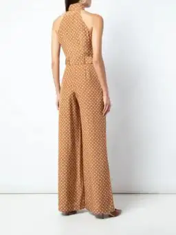 Zimmerman Espionage Silk Jumpsuit Polka Dot Size 1 / AU 10 for rent on The Volte - image 2