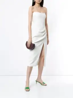 Manning Cartell Ivory Strapless Dress White Size AU 8 for rent on The Volte - image 1