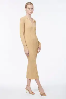 Manning Cartell Split Screen Knit Dress Nude Size XS/Au 6 for rent on The Volte - image 1