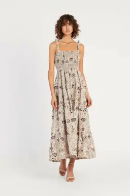 Sir The Label Stella Tiered Maxi Dress Print Size 1 / Au 8 for rent on The Volte - image 2