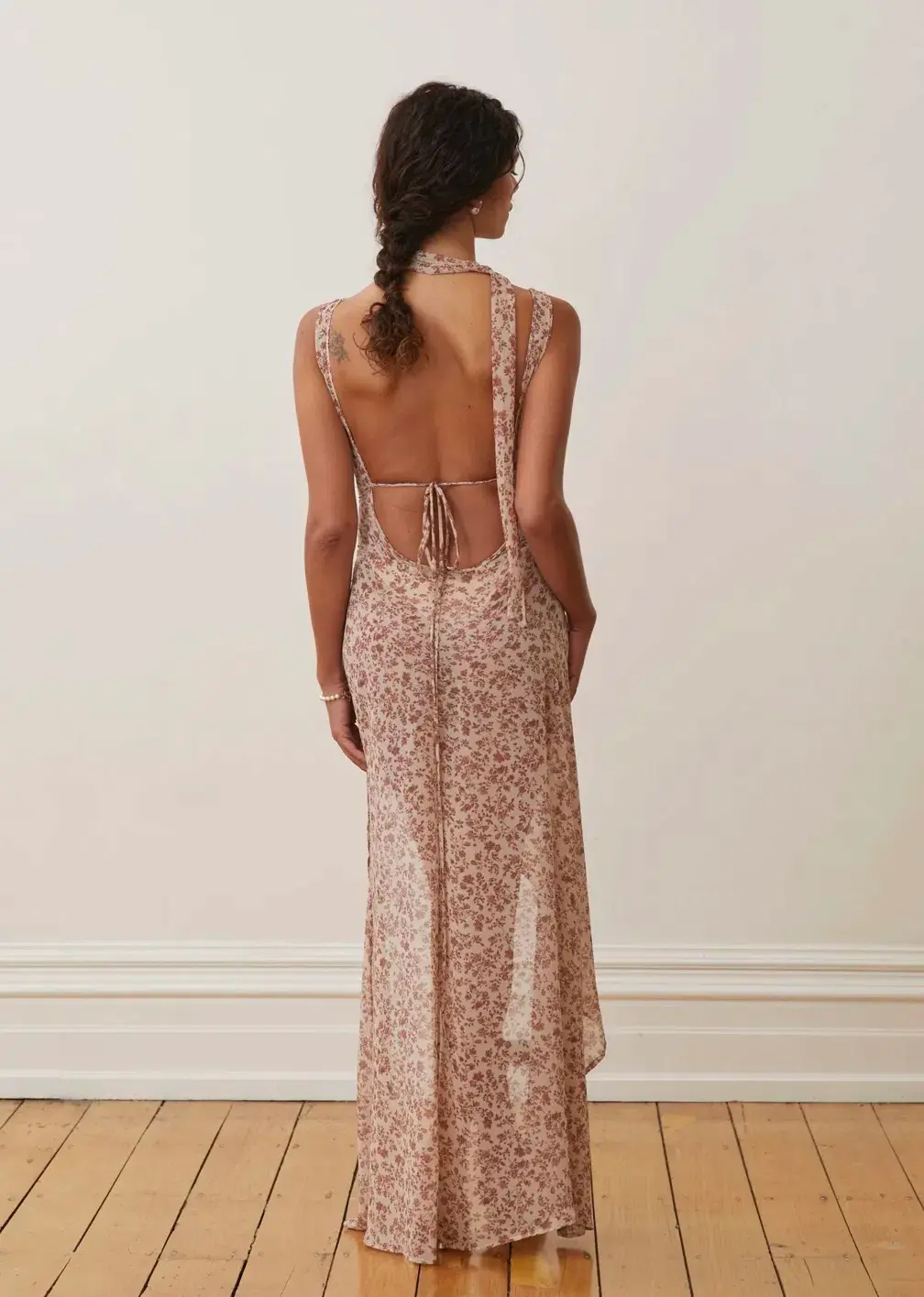 Arcina Ori Amelie Dress Beige Size L / AU 12 for rent on The Volte - main image