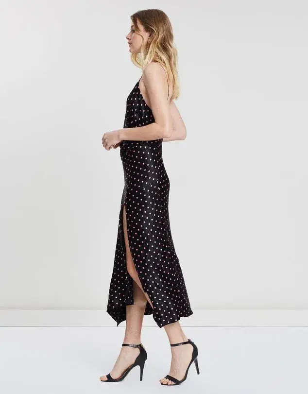 Bec & Bridge Kylie Midi Dress Black Size AU 6 for rent on The Volte - main image