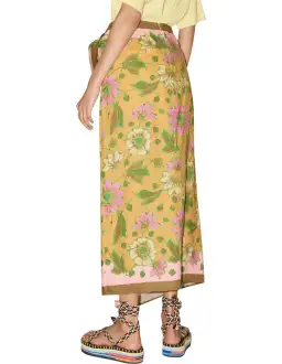 Alemais Winnie Wrap Sarong Skirt Floral Size S / Au 8 for rent on The Volte - image 3