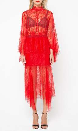 Alice McCall Red Love Myself Top & Skirt size 8