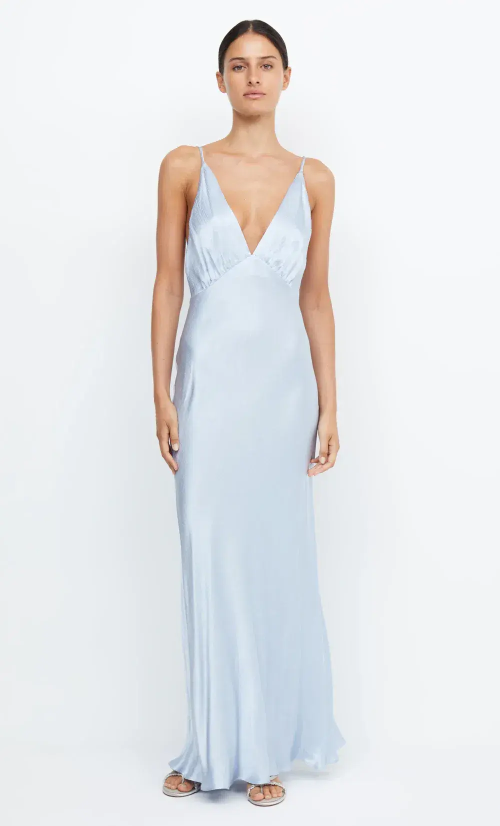 Bec & Bridge Moon Dance V Maxi Dress Blue Size 8 / S for rent on The Volte - main image