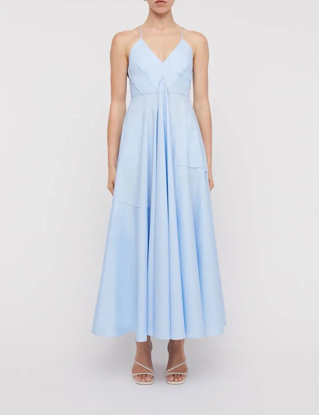 Scanlan Theodore Parachute Strappy Dress Blue Size 6 / XS for rent on The Volte - main image