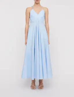 Scanlan Theodore Parachute Strappy Dress Blue Size 6 / XS for rent on The Volte - image 1