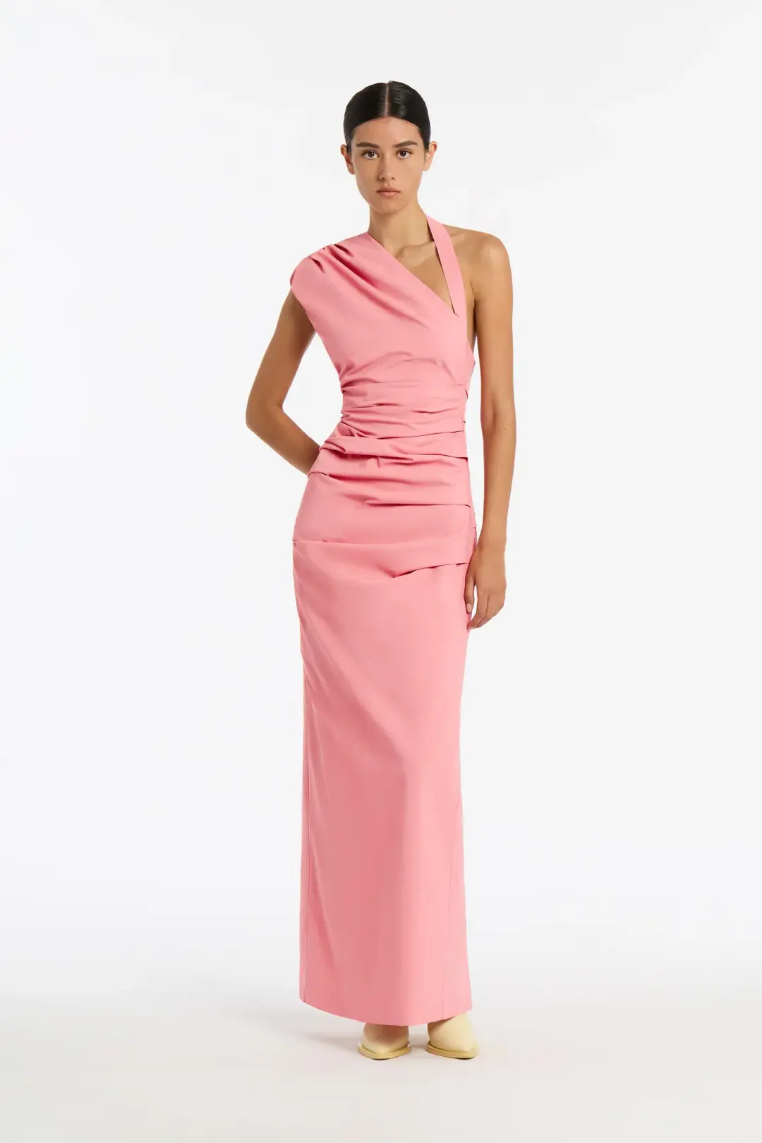 Sir the Label Giacomo Gathered Gown Pink Size 10 for rent on The Volte - main image