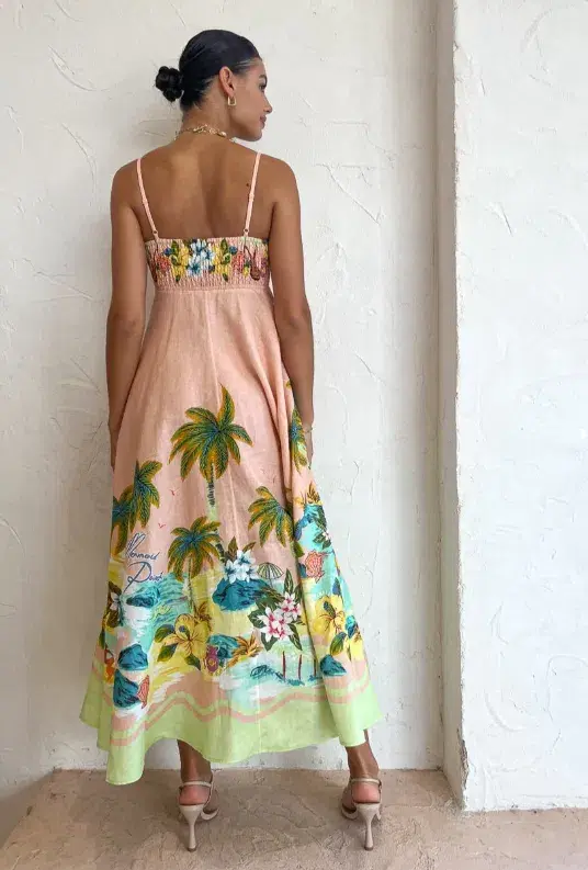 Alemais Mermaid Point Sundress Print Size 10 - Image 1