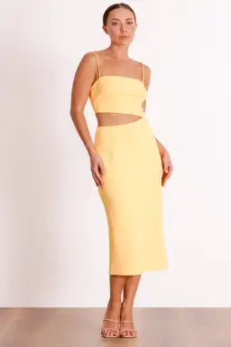 Pasduchas Pulse Slash Midi in Melon Size 16 for rent on The Volte - image 1