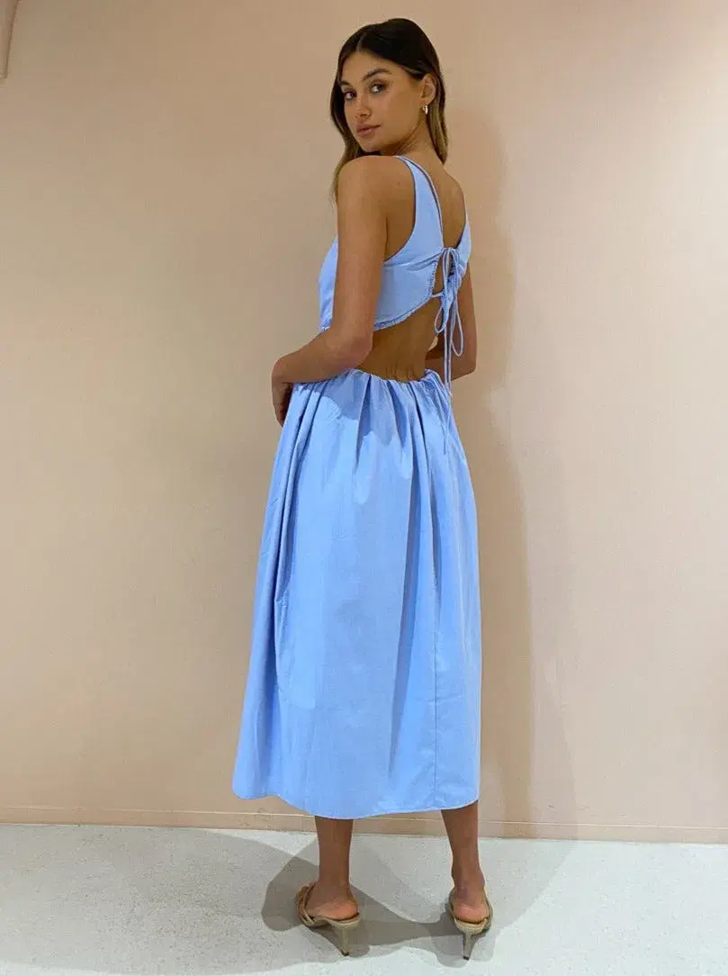 Camilla and Marc Kiri Dress in Powder Blue Size 14 for rent on The Volte - main image