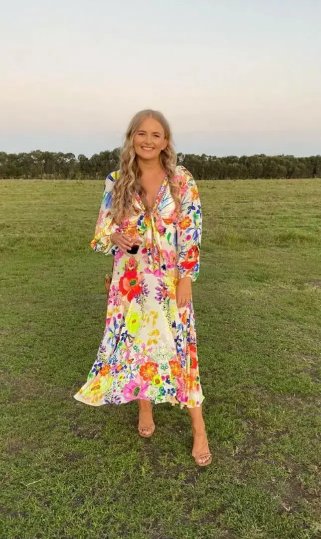 Camilla Wrap Tie Dress Fairy Gang Size 8  - Image 4