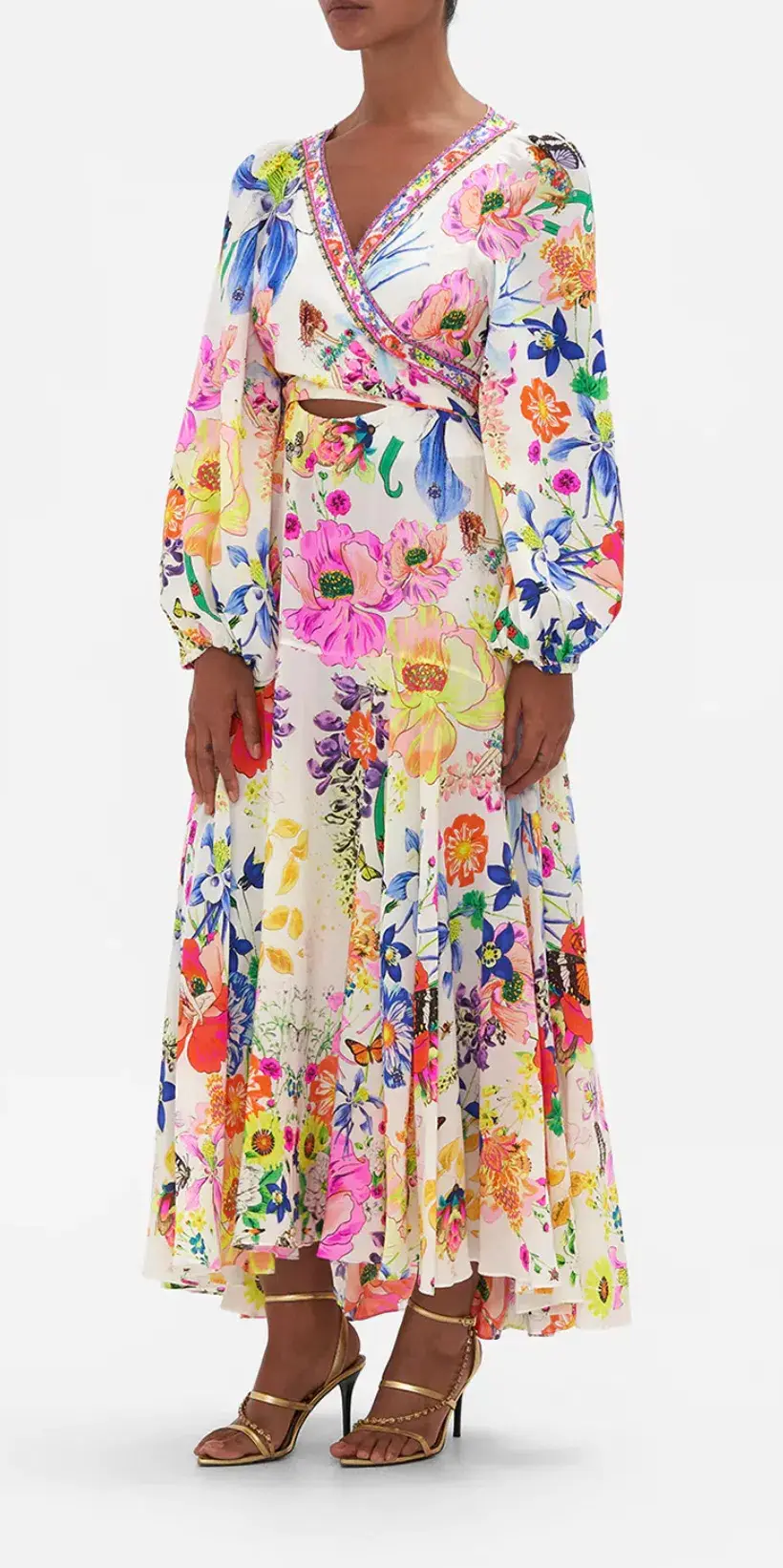 Camilla Wrap Tie Dress Fairy Gang Size 8  - Image 6