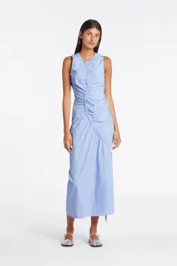 Sir the Label Ilkin Asymmetrical Dress in Ice Blue
Size 6