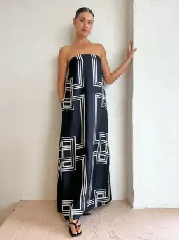 Ginger & Smart Walk the Line Gown in Black Base Size 6 / XS