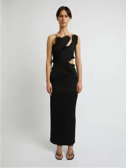 Christopher Esber Carina Interlinked Dress Black Size 8 / S for rent on The Volte - image 1