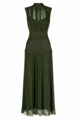 Shona Joy Clemence High Neck Midi Dress - size 10 for rent on The Volte - image 4