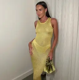 Asta Resort Natalia Dress Chartreuse Size 8 for rent on The Volte - image 4