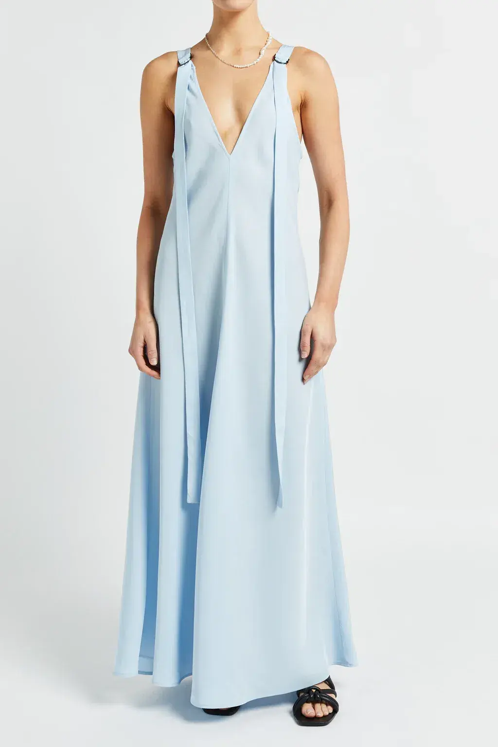 Lee Mathews Didion Dress in Blue Size 1/ AU 8 for rent on The Volte - main image