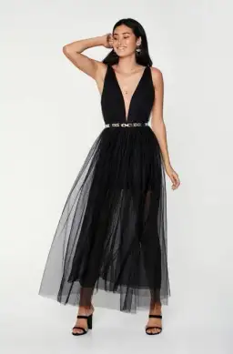 Sheike Anastasia Maxi Dress Black Size AU 8 for rent on The Volte - image 1