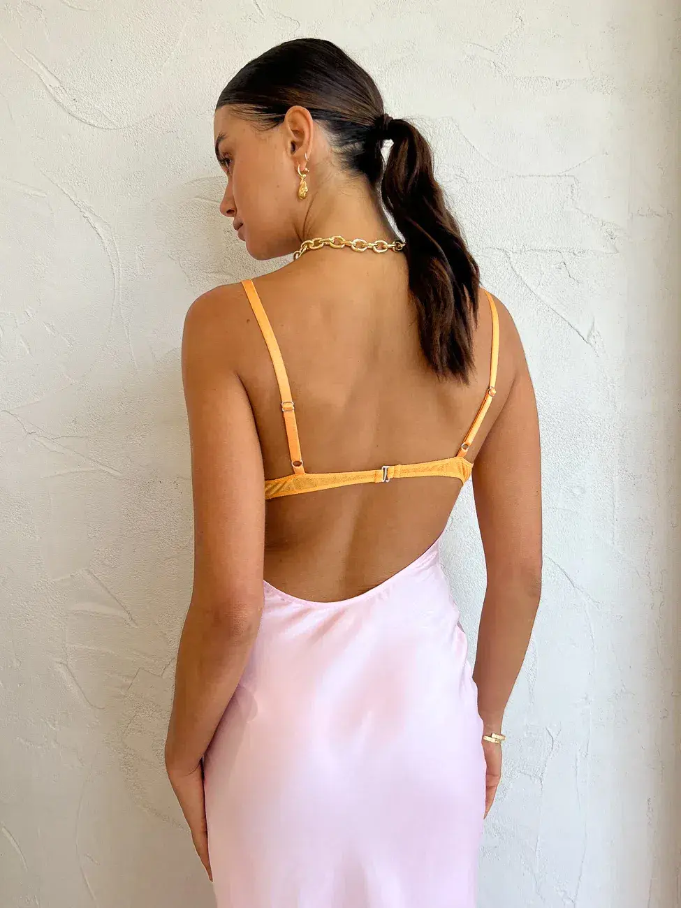 Bec & Bridge Joelle Maxi Dress Pink Size AU 8  - Image 4