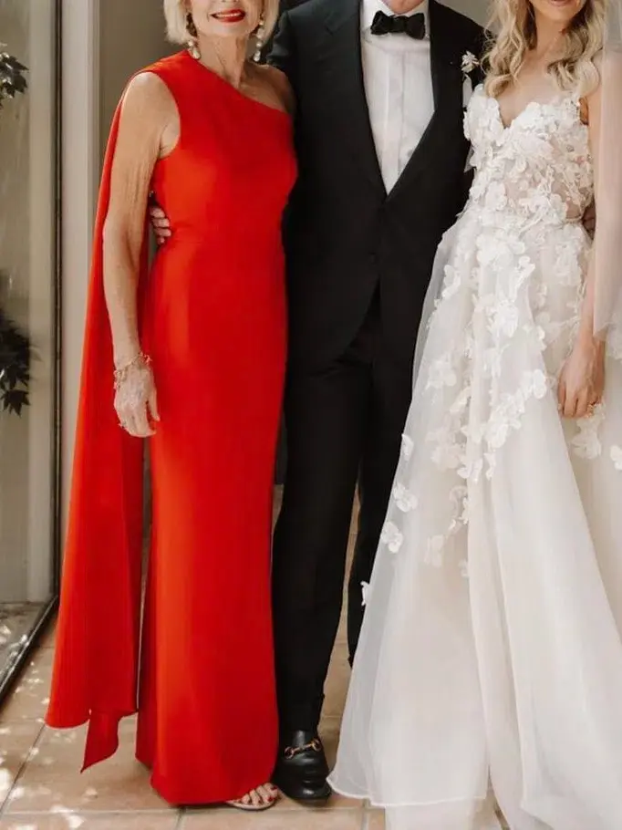 Carla Zampatti Homage To Carla Gown Red Size AU 8 for rent on The Volte - main image