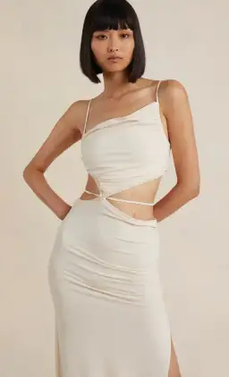 Bec & Bridge Dilkon Maxi Dress White Size AU 8 for rent on The Volte - image 2