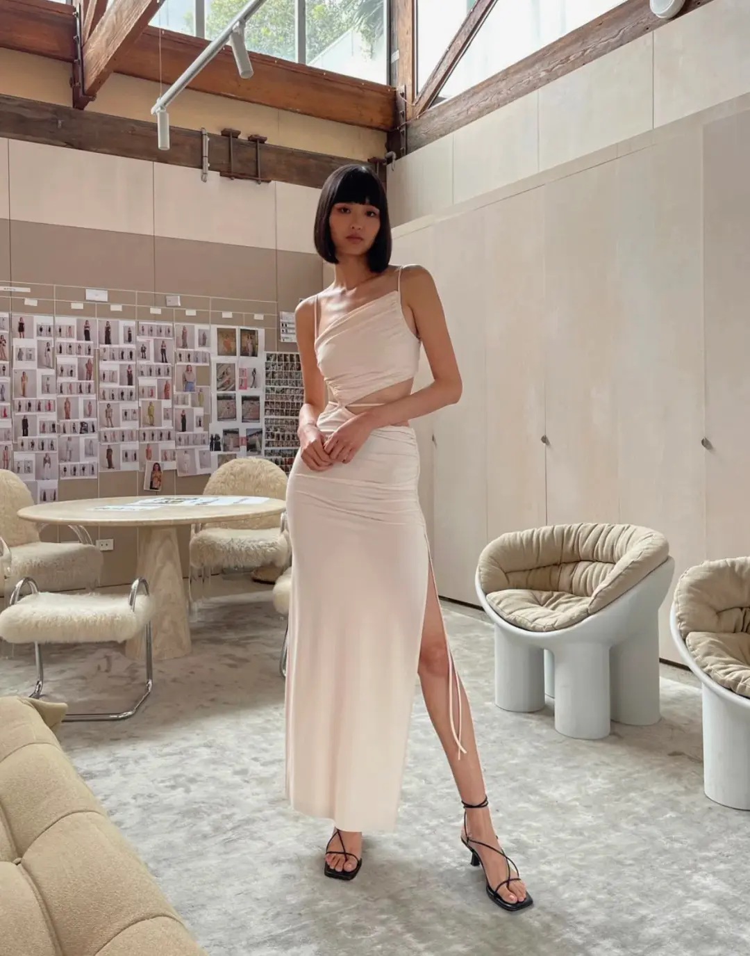 Bec & Bridge Dilkon Maxi Dress White Size AU 8 for rent on The Volte - main image